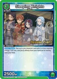 Sleeping Knights - UE07BT: Sword Art Online Release Event Cards - Union Arena card