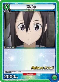 Kirito (084) - UE07BT: Sword Art Online Release Event Cards - Union Arena card