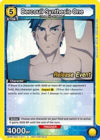 Bercouli Synthesis One - UE07BT: Sword Art Online Release Event Cards - Union Arena card