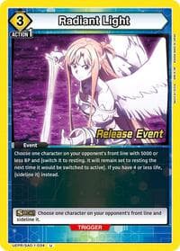 Radiant Light - UE07BT: Sword Art Online Release Event Cards - Union Arena card
