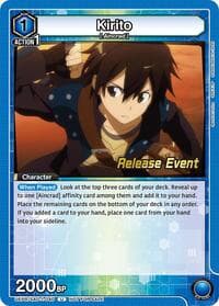 Kirito (040) - UE07BT: Sword Art Online Release Event Cards - Union Arena card