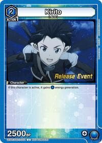 Kirito (052) - UE07BT: Sword Art Online Release Event Cards - Union Arena card