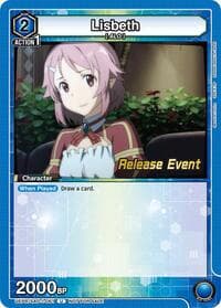 Lisbeth (061) - UE07BT: Sword Art Online Release Event Cards - Union Arena card