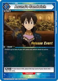 Asuna's Sandwich - UE07BT: Sword Art Online Release Event Cards - Union Arena card