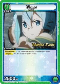 Sinon (074) - UE07BT: Sword Art Online Release Event Cards - Union Arena card