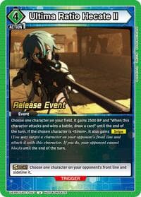 Ultima Ratio Hecate II - UE07BT: Sword Art Online Release Event Cards - Union Arena card