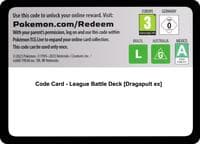 Code Card - League Battle Deck [Dragapult ex] - Miscellaneous Cards & Products - Pokemon card