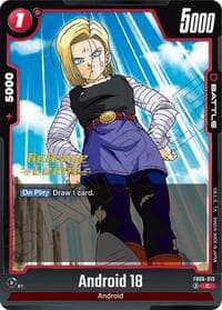 Android 18 - FB06-013 - Rivals Clash Release Event Cards - Dragon Ball Super: Fusion World card