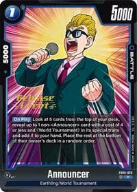 Announcer - Rivals Clash Release Event Cards - Dragon Ball Super: Fusion World card