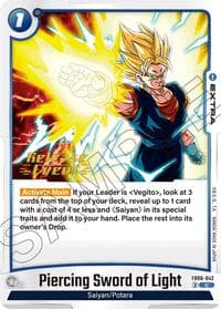 Piercing Sword of Light - Rivals Clash Release Event Cards - Dragon Ball Super: Fusion World card