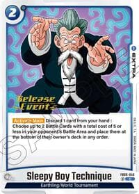 Sleepy Boy Technique - Rivals Clash Release Event Cards - Dragon Ball Super: Fusion World card