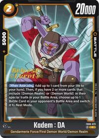 Kadem : DA - Rivals Clash Release Event Cards - Dragon Ball Super: Fusion World card