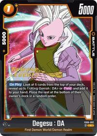 Degesu : DA - Rivals Clash Release Event Cards - Dragon Ball Super: Fusion World card