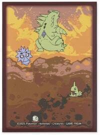 Pokemon TCG: Pokémon Center × OMOCAT - Tyranitar Card Sleeves (65 Pack) - Pokemon International Card Sleeves - Card Sleeves card