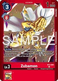 Zubamon - Limited Card Pack -Billion Bullet- - Digimon Card Game card