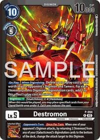 Destromon - P-094 - Limited Card Pack -Billion Bullet- - Digimon Card Game card