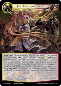 For Those who Trusted us…! - Ten Oaths of Protopaterpolis' War - Force of Will card