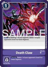 Death Claw - Limited Card Pack -Billion Bullet- - Digimon Card Game card