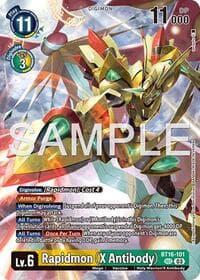 Rapidmon (X Antibody) - Limited Card Pack -Billion Bullet- - Digimon Card Game card