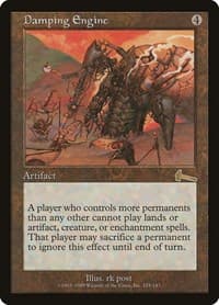Damping Engine - Urza's Legacy - Magic: The Gathering card