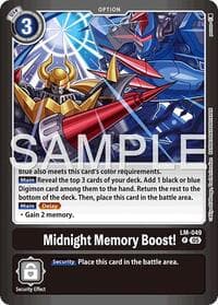 Midnight Memory Boost! - Limited Card Pack -Billion Bullet- - Digimon Card Game card