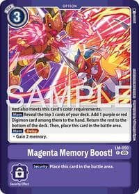 Magenta Memory Boost! - Limited Card Pack -Billion Bullet- - Digimon Card Game card
