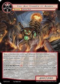Fire Ant Gimmick of Aradia - Ten Oaths of Protopaterpolis' War - Force of Will card