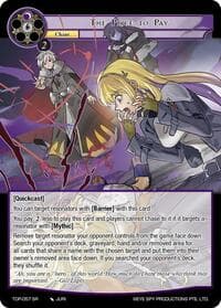 The Price to Pay - Ten Oaths of Protopaterpolis' War - Force of Will card