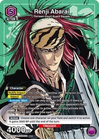 Renji Abarai - UE01NC: New Card Selection: BLEACH: Thousand-Year Blood War - Union Arena card