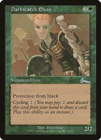 Darkwatch Elves - Urza's Legacy - Magic: The Gathering card