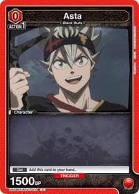 Asta (073) (Box Topper Foil) - UE08BT: Black Clover - Union Arena card