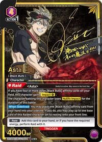 Asta (004) (SR**) - UE08BT: Black Clover - Union Arena card