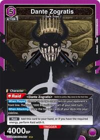 Dante Zogratis (027) - UE08BT: Black Clover - Union Arena card