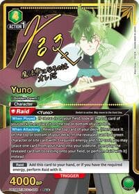 Yuno (058) (SR**) - UE08BT: Black Clover - Union Arena card