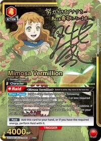 Mimosa Vermillion (093) (SR**) - UE08BT: Black Clover - Union Arena card