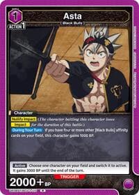Asta (110) - UE08ST: Black Clover Starter Deck - Union Arena card