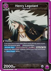 Henry Legolant - UE08ST: Black Clover Starter Deck - Union Arena card