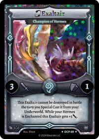 Exaltair - Champion of Hermes (Stellar) - Divine Champions: Firestorm Promos - Elestrals card