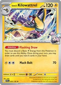 Iono's Kilowattrel - Deck Exclusives - Pokemon card