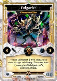 Fulgaries - Champion of Zeus - Elestrals Premier Packs - Elestrals card