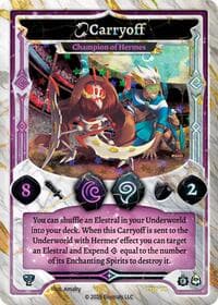 Carryoff - Champion of Hermes (Stellar) - Elestrals Premier Packs - Elestrals card