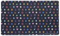 Pokemon TCG: Pokemon Center Exclusive - Elemental Types Playmat - Pokemon International Playmats - Playmats card