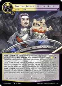 For the Memory of the Queen…! - Ten Oaths of Protopaterpolis' War - Force of Will card
