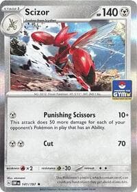 Scizor - 141/197 (Pokemon Gym Promo) - Miscellaneous Cards & Products - Pokemon card