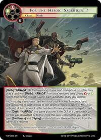 For the Heroic Sacrifices…! - Ten Oaths of Protopaterpolis' War - Force of Will card