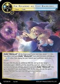 For Regaining all Lost Knowledge…! - Ten Oaths of Protopaterpolis' War - Force of Will card