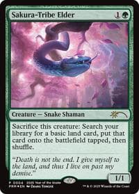 Sakura-Tribe Elder (Year of the Snake 2025) - Standard Showdown Promos - Magic: The Gathering card