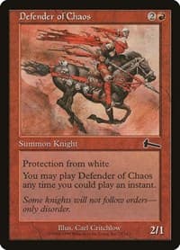 Defender of Chaos - Urza's Legacy - Magic: The Gathering card