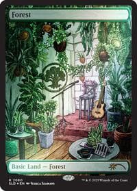 Forest (2080) (Rainbow Foil) - Secret Lair Drop Series - Magic: The Gathering card