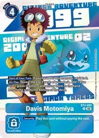 Davis Motomiya (Digimon Animation Series 25th Anniversary Set) - Release Special Booster 1.5 - Digimon Card Game card